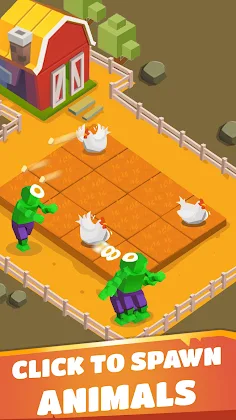 Animal Warfare: Merge Defense - Screenshot 1