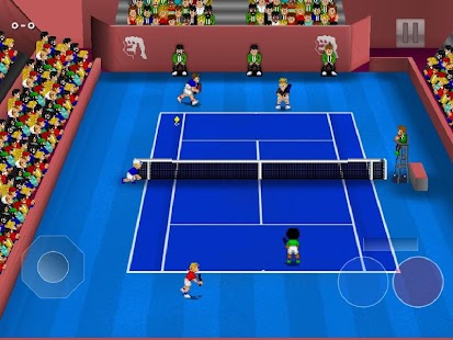 Captura de pantalla del regreso de los campeones de tenis