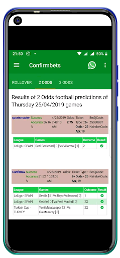 Confirmbets - Football Betting