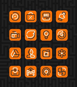 Linios Orange Icon Pack APK v1.0 [Paid] For Android 1