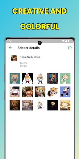 NecoArc Stickers Screen 3
