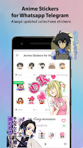 스크린샷 10 Stickers WA Anime Collection android