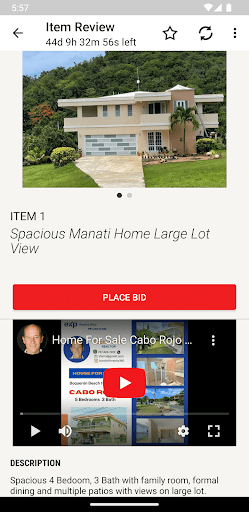 Real Estate Auctions 360 Screen 3