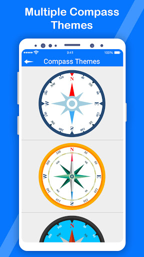 Digital Free Compass – Find Direction, flash light