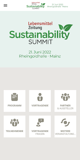 Android application LZ Sustainability Summit screenshort