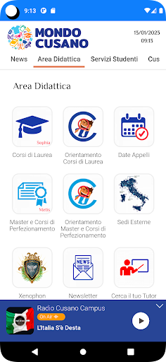 Mondo Cusano Screen 2