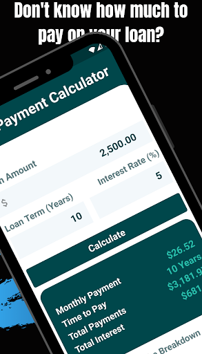Simple Loan Calculator Screen 2