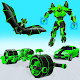 Superhero Flying Robot Bat Hero Bike Robot Games