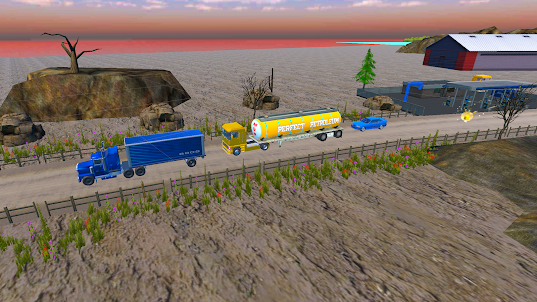 Oil Tanker Truck Driving game