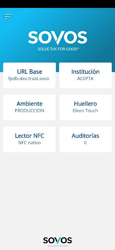 Android application Sovos Mobile screenshort