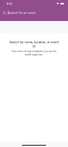Curia Events Screen 3