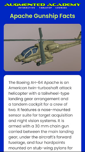 Apache Gunship AR Course Screen 2
