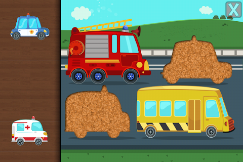子供の自動車、トラック、建設車両 – 幼児向けパズルのおすすめ画像1