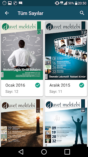 Davet Mektebi Dergisi Screen 2
