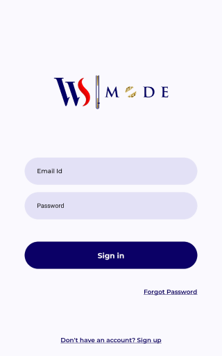 Android application WS Mode screenshort