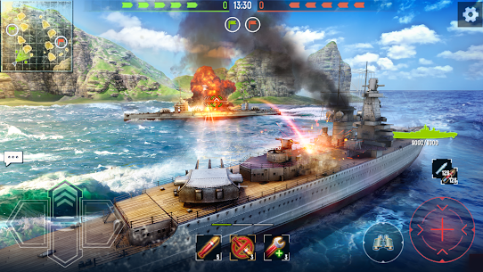 حرب لعبة السفينة : Navy War 7