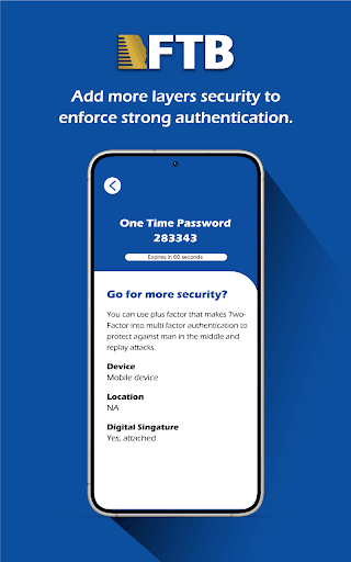 FTB eToken App Screen 3