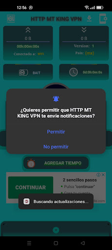 HTTP MT KING VPN Screen 2