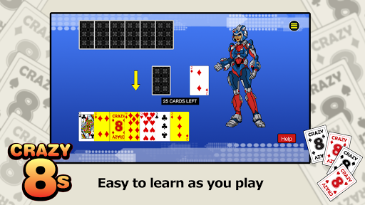 Android application Crazy Eights for Everyone screenshort