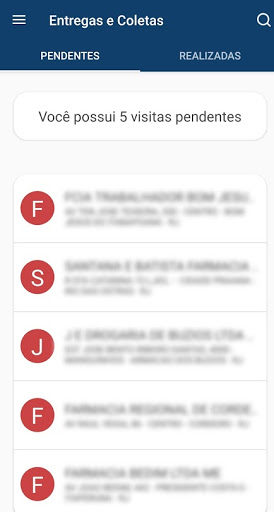 Android application Portal da Entrega Lite screenshort