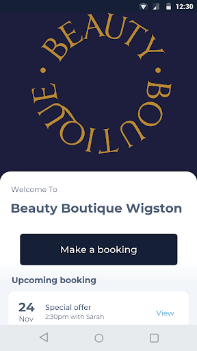 Android application Beauty Boutique Wigston screenshort