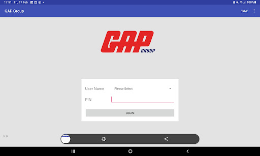 Android application GAP Lifting Hire Solutions screenshort