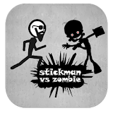 stickman escape - zombie game icon