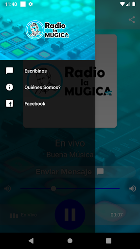 Radio la Mugica Screen 2