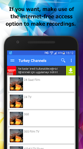 TV Turkey Channels Info