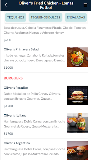 Olivers Fried Chicken Screen 3
