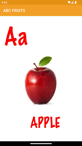 ABC Fruits Screen 2