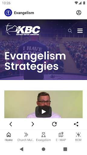 Android application KBC Evangelism Team screenshort