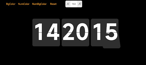 FlipClock Screen 2
