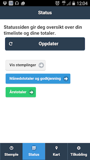 Timeflex App Nor Screen 2