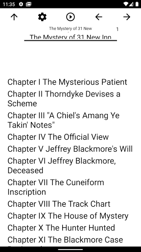 Android application Book, The Mystery of 31 New In screenshort
