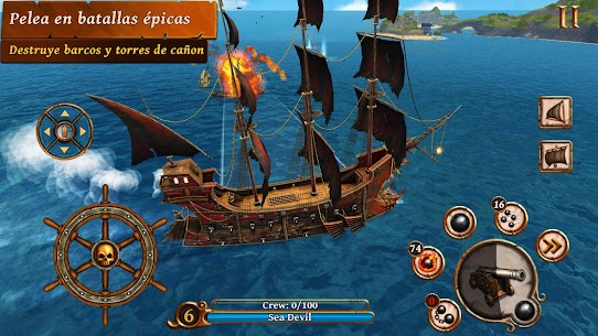 Ships of Battle Age of Pirates APK MOD 1