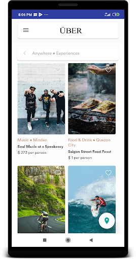 UBER - Travel and Real Estate Screen 3