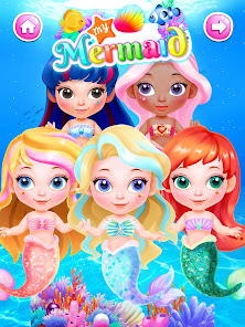 Captura 3 Princess Mermaid Games for Fun android