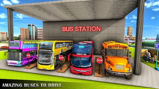 バスシミュレーターゲーム：バスドライブ