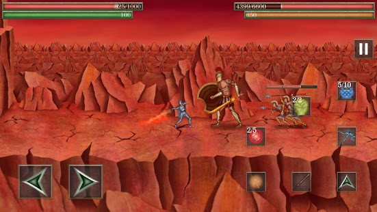 Boss Rush: Мобилна екранна снимка на Mythology