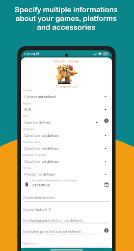 MyGameDB - Game Tracker Screen 3