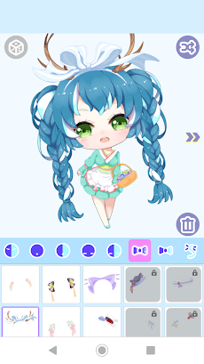 Cute Girl Avatar Makerのおすすめ画像3