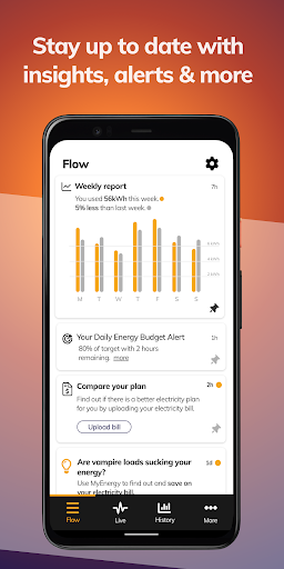 Android application MyEnergy screenshort