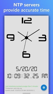 AtomicClock — NTP Time Screenshot