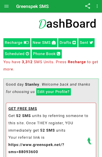 Greenspek SMS Screen 2