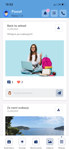 Aplikacja i dziennik Kidsbook Screen 2