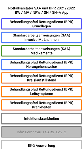 Notfallsanitäter SAA und BPR 2
