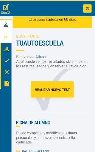 TuAutoescuela.net Screen 2