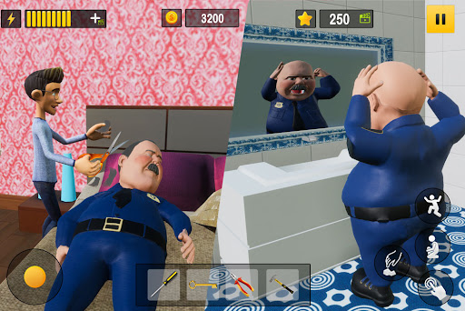 Scary Police Officer 3D Screen 2
