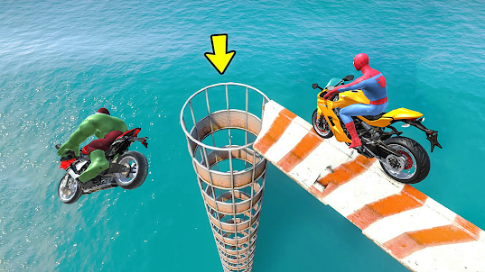 Crazy Mega ramp Stunt Bike 3d